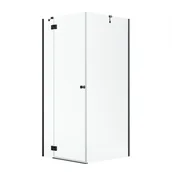 Kabiny prysznicowe - Kabina prysznicowa uchylna 80 x 80 Valence Lewa Iridum - miniaturka - grafika 1