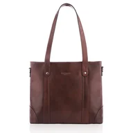 Plecaki - Klasyczna Torebka Damska Shopperka Do Ręki I Na Ramię Paolo Peruzzi T-41-Lb - miniaturka - grafika 1