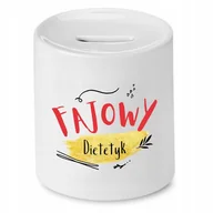 Skarbonki - Skarbonka Dla Położnej na Urodziny na Prezent z Nadrukiem ze Zdjęciem + Opakowanie na prezent (wzór 02) - miniaturka - grafika 1