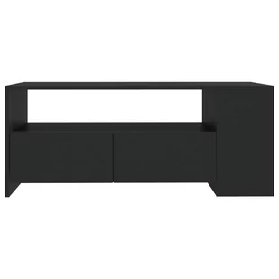 Lumarko Stolik kawowy, czarny, 102x55x42 cm, materiał drewnopochodny - Ławy i stoliki kawowe - miniaturka - grafika 4