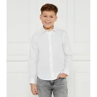 Bluzki dla chłopców - BOSS Kidswear Koszula Regular Fit - miniaturka - grafika 1