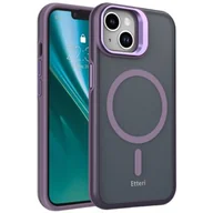 Etui i futerały do telefonów - Etui ETTERI Morning Fog MagSafe do Apple iPhone 14 Fioletowy - miniaturka - grafika 1