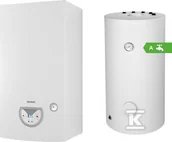 Piece i kotły grzewcze - Termet Pakiet z kotłem gazowym kondensacyjnym SILVER PRO 20 kW i zasobnikiem SWK 100 - miniaturka - grafika 1