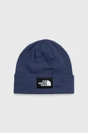 Czapki męskie - The North Face czapka kolor granatowy z grubej dzianiny - miniaturka - grafika 1