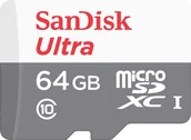 Karty pamięci - Karta SanDisk Ultra R100 MicroSDXC 64 GB Class 10 UHS-I SDSQUNR-064G-GN6TA - miniaturka - grafika 1