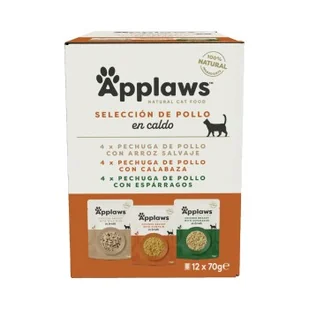 Applaws mokra karma dla dorosłych kotów multipack Wariacja drobiowa 24x70 g - Mokra karma dla kotów - miniaturka - grafika 1