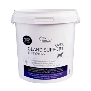 OVER Gland Support soft chews - na gruczoły około odbytowe -  90 żujek - Suplementy i witaminy dla psów - miniaturka - grafika 1