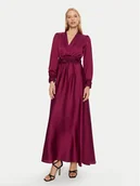 Sukienki - Rinascimento Sukienka wieczorowa CFC0120276003 Bordowy Regular Fit - miniaturka - grafika 1