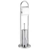 Akcesoria do wc - Wenko Stojak na papier toaletowy i szczotkę do WC VASTO 2w1 B003IX0DIK - miniaturka - grafika 1