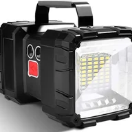 Latarki - Ultramocna latarka LED 7 trybów 10000 mAh - akumulatorowa, ultramocna latarka LED do biwakowania, wędrówek i sytuacji awaryjnych - miniaturka - grafika 1