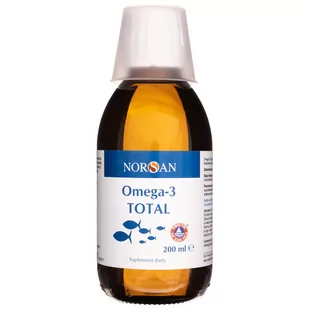 NORSAN Omega-3 Total (Praca serca, mózgu i oczu) 200ml Naturalny - Suplementy naturalne - miniaturka - grafika 1