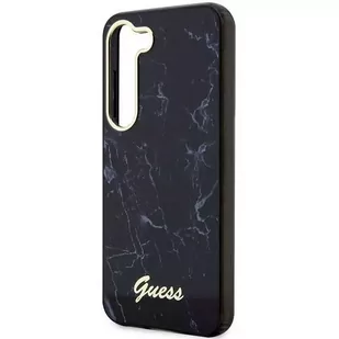 Etui Guess GUHCS23MPCUMAK do Samsung Galaxy S23+ Plus S916 czarny/black hardcase Marble - Etui i futerały do telefonów - miniaturka - grafika 6