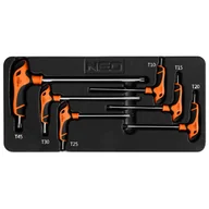 Klucze i nasadki - Klucze Torx 6szt. wkładka do szafki NEO 84-264 - miniaturka - grafika 1