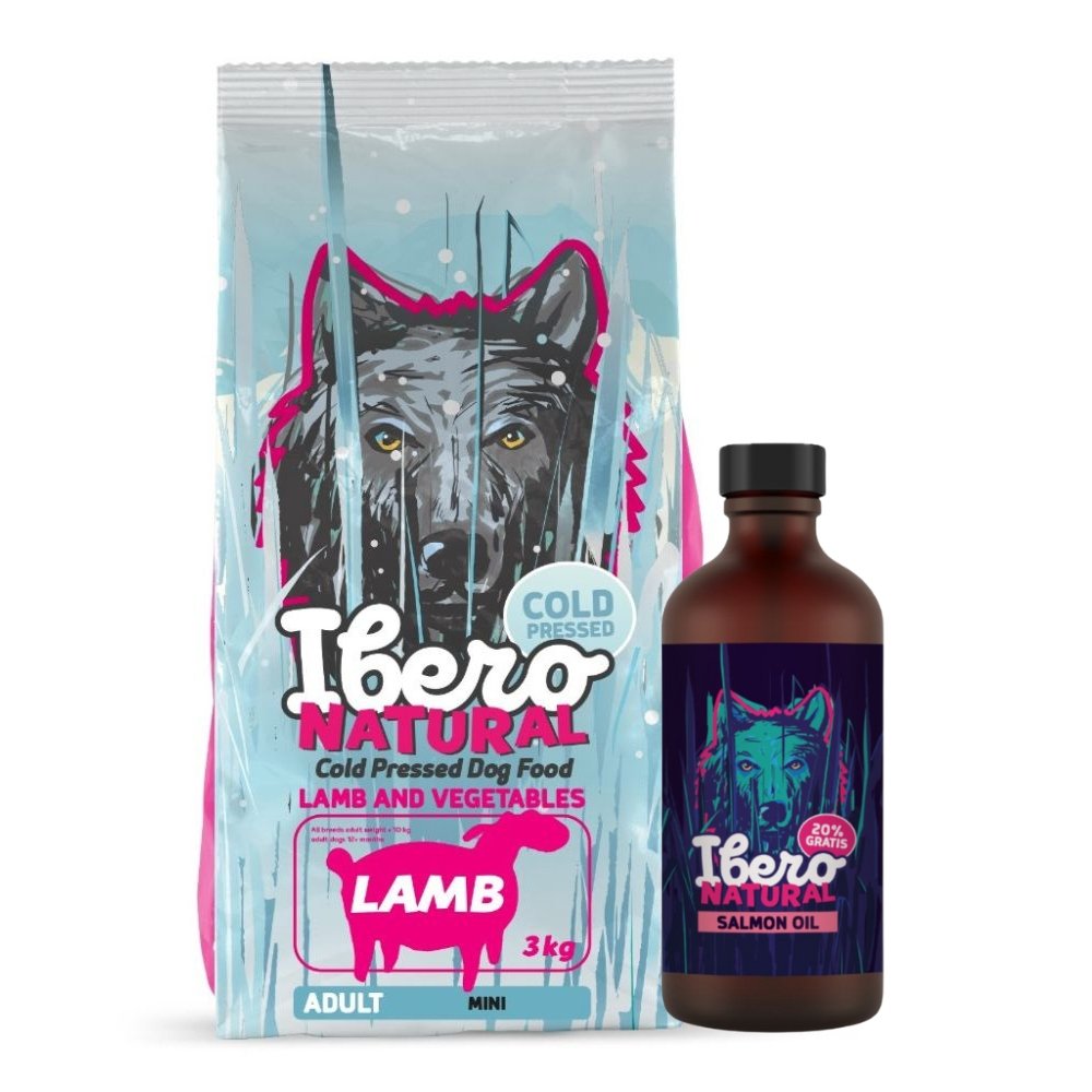 Ibero COLD PRESSED dog  adult   SMALL  LAMB - 3kg