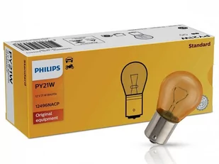 Philips 0730501 12496 NACP lampy halogenowe py21 W 12 V, 1 sztuka, Box 0730501 - Żarówki samochodowe - miniaturka - grafika 1