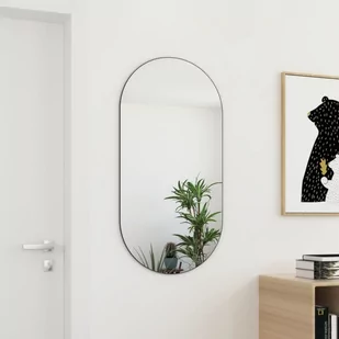 vidaXL Lustro, 100x50 cm, szklane - Lustra - miniaturka - grafika 1