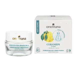 Orientana Ceramidy Z Yuzu odbudowujący krem-maska na dzień i na noc 40 ml - Maseczki do twarzy Orientana Ceramidy Z Yuzu odbudowujący krem-maska na dzień i na noc 40 ml - Maseczki do twarzy - miniaturka - grafika 1