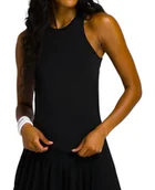 Koszulki sportowe damskie - Damski podkoszulek Wilson W Fieldhouse Tank Lite Black L - miniaturka - grafika 1