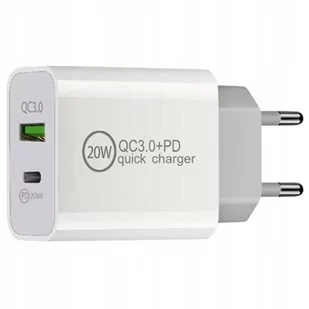 Ładowarka Sieciowa 20W Pd Qc 3.0 Usb C Do Iphone - Ładowarki do telefonów Ładowarka Sieciowa 20W Pd Qc 3.0 Usb C Do Iphone - Ładowarki do telefonów - miniaturka - grafika 1