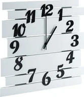 Zegary - Elior Biały zegar ścienny - Samar - miniaturka - grafika 1