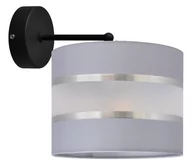 Lampy ścienne - Kinkiet HELEN 1xE27/60W/230V szary/czarny - miniaturka - grafika 1