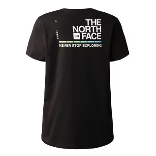 Koszulki i topy damskie - Damski t-shirt The North Face Foundation Graphic Tee S/S Eu black/gardenia white - XS - grafika 1