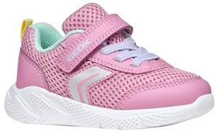 Geox B Sprintye Girl D Sneakersy dziewczęce, Kolor różowy, 27 EU - Buty dla dziewczynek - miniaturka - grafika 1