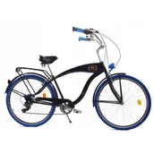 Rowery - Rower Cruiser Miejski Męski Dallas Bike 28" 7spd GE - miniaturka - grafika 1