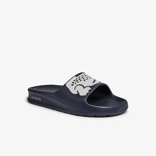 Syntetyczne kapcie damskie Lacoste Croco 2.0 z nadrukiem - Kapcie damskie - miniaturka - grafika 1