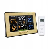 Stacje pogodowe - Stacja pogodowa z czujnikiem zewnętrznym Kalawen Q - miniaturka - grafika 1