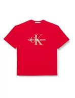 Koszulki i topy damskie - Calvin Klein Damska koszulka Plus Iconic Monologo S/S T-shirty, Candy Apple, 3XL, Candy Apple, 3XL - miniaturka - grafika 1