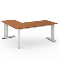 Biurka - B2B Partner Biurko Flexible L 1800 x 1600 mm, czereśnia 468119 - miniaturka - grafika 1