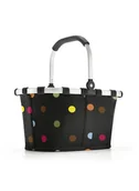 Torby i wózki na zakupy - Składany koszyk na zakupy Reisenthel Carrybag XS - dots - miniaturka - grafika 1