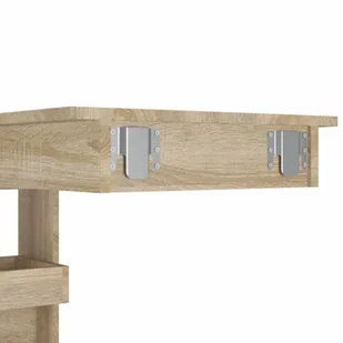 Lumarko Stolik barowy, sonoma, 102x45x103,5 cm, materiał drewnopochodny - Ławy i stoliki kawowe - miniaturka - grafika 9