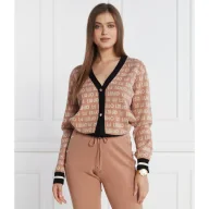 Swetry damskie - Liu Jo Sport Kardigan magila aperta | Regular Fit - miniaturka - grafika 1