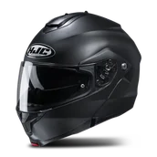 Kaski motocyklowe - Kask Szczękowy HJC C91N Flat Matowy czarnyL - miniaturka - grafika 1