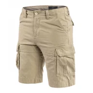 Odzież taktyczna i umundurowanie - Szorty Mil-Tec Vintage Prewash - Khaki L - miniaturka - grafika 1