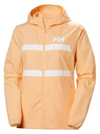 Kurtki i kamizelki sportowe damskie - Helly Hansen Kurtka funkcyjna "Salt Stripe" w kolorze pomarańczowo-białym - miniaturka - grafika 1