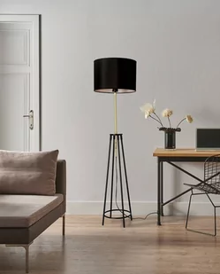 Candellux Lampa podłogowa Nowoczesna lampa podłogowa LED Ready Tegola 51-00071 czarna 51-00071 - Lampy stojące - miniaturka - grafika 1