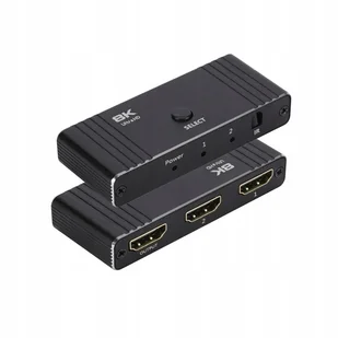 Rozdzielacz HDMI 2.1 8K Ultra HD Przełącznik SWITCH dwukierunkowy Splitter - Inne akcesoria audio-wideo - miniaturka - grafika 1