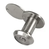 Akcesoria do monitoringu - Wizjer z tarczką zamykającą Drzwi 25-42mm Chrom - miniaturka - grafika 1
