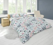 Pościel - Faro, Pościel microfibra 140x200+70x90 Harmony Jemioła - miniaturka - grafika 1