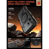 Etui i futerały do telefonów - Etui Supcase UB Grip Pro Mag MagSafe do iPhone 17 Pro Black - miniaturka - grafika 1