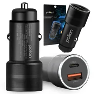 Ładowarki samochodowe - Szybka ładowarka samochodowa POLION USB-A USB-C 48W QC3.0 PD 3A - miniaturka - grafika 1