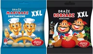 Gumy do żucia, lizaki, dropsy - Skawa Duże Cukierki Draże XXL = Marynarze śmietankowe + Korsarze kokosowe | Zestaw Dwupak - miniaturka - grafika 1