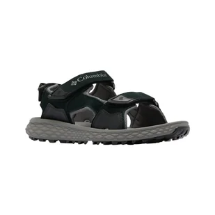 Męskie sandały trekkingowe Columbia Men's Konos Hiker 3-Strap Sandal black/city grey - 42 - Sandały męskie - miniaturka - grafika 1