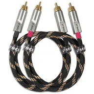 Kable - FiiO LR-RCA4L - Podwójny analogowy kabel audio RCA - 150cm +9 sklepów - przyjdź przetestuj lub zamów online+ - miniaturka - grafika 1