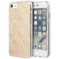 Etui i futerały do telefonów - Guess 4G Glitter Etui iPhone SE 2020 8 7 Gold 10_17801 - miniaturka - grafika 1