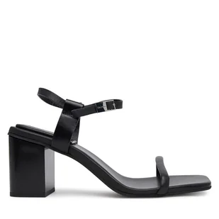 Sandały Calvin Klein Block Heel Sandal 75 Lth HW0HW02650 Czarny - Sandały damskie - miniaturka - grafika 1