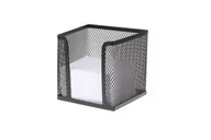 Przyborniki na biurko - NET Pojemnik na karteczki siatka czarny Z701 Net - miniaturka - grafika 1